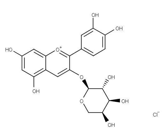 Cyanidin-3-O-arabinoside chloride