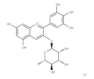 Delphinidin-3-O-rhamnoside chloride