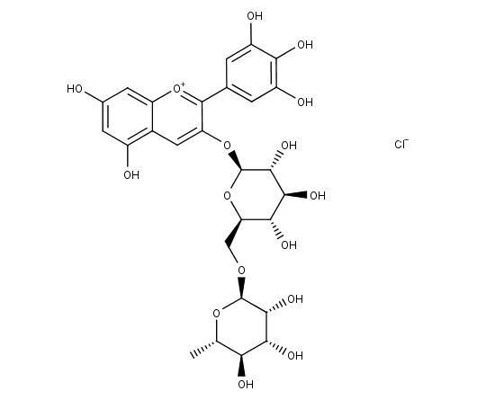 Delphinidin-3-O-rutinoside chloride