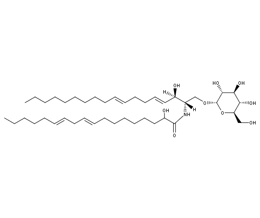 Glucosylceramides from wheat